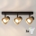 Brilagi - LED RGBW hämardatav suunavalgusti NUGGET 3xGU10/4,8W/230V must/kuldne