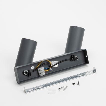 Brilagi - LED RGBW hämardatav punktvalgusti SELE 2xGU10/6W/230V 3000K antratsiit + kaugjuhtimispult