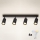 Brilagi - LED RGBW hämardatav suunavalgusti SELE 4xGU10/4,8W/230V 3000K must + kaugjuhtimispult