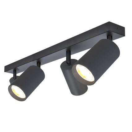 Brilagi - LED RGBW hämardatav spottvalgusti SELE 4xGU10/4,8W/230V 3000K antratsiithall + kaugjuhtimispult