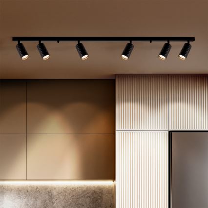 Brilagi - LED RGBW hämardatav punktvalgusti SELE DIAMANT 6xGU10/6,5W/230V 2700-6500K Wi-Fi must