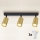 Brilagi - LED RGBW hämardatav suunavalgusti SELE GOLDEN 3xGU10/6,5W/230V 2700-6500K must/kuldne