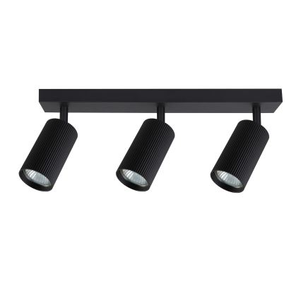 Brilagi - LED RGBW hämardatav punktvalgusti SELE MODERN 3xGU10/4,8W/230V 3000K must + kaugjuhtimispult