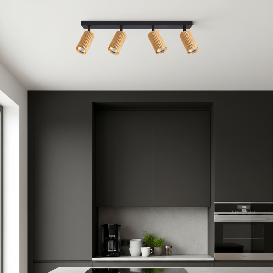 Brilagi - LED RGBW hämardatav suunavalgusti SELE MODERN 4xGU10/6W/230V 3000K kuldne + kaugjuhtimispult