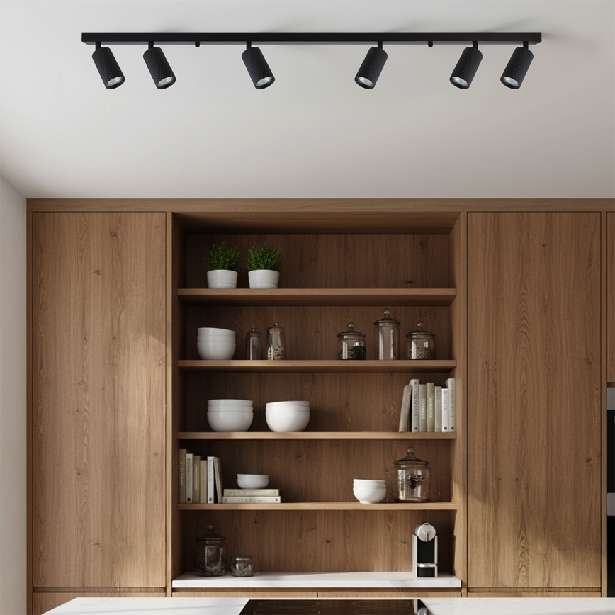 Brilagi - LED RGBW hämardatav punktvalgusti SELE MODERN 6xGU10/6,5W/230V 2700-6500K Wi-Fi must