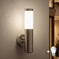 BRILAGI - LED RGBW hämardatav välisseinavalgusti ELIA 1xE27/6,5W/230V 2700-6500K IP44 Wi-Fi mattkroom
