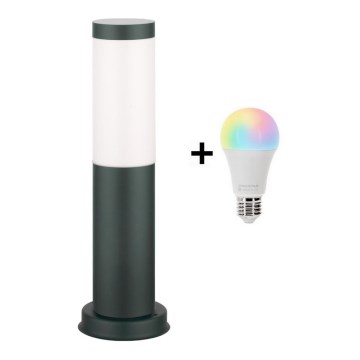 Brilagi - LED RGBW hämardatav välisvalgusti 1xE27/9W/230V 2700-6500K IP44 40 cm antratsiit