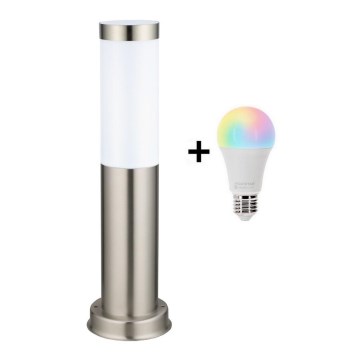 Brilagi - LED RGBW hämardatav välisvalgusti 1xE27/9W/230V 2700-6500K IP44 40 cm mattkroom