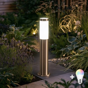 BRILAGI - LED RGBW Hämardatav välisvalgusti ELIA 1xE27/6,5W/230V 2700-6500K IP44 Wi-Fi 50 cm mattkroom