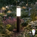 BRILAGI - LED RGBW hämardatav välisvalgusti pistikupesaga ELIA 1xE27/6,5W/230V 2700-6500K IP44 Wi-Fi 50 cm antratsiit