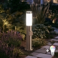 BRILAGI - LED RGBW hämardatav välisvalgusti pistikupesaga ELIA 1xE27/6,5W/230V 2700-6500K IP44 Wi-Fi 50 cm mattkroom