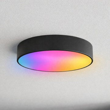 Brilagi - LED RGBW hämardatav vannitoa laelamp CLARE 3xE27/9W/230V 2700-6500K läbimõõt 40 cm IP54 Wi-Fi must