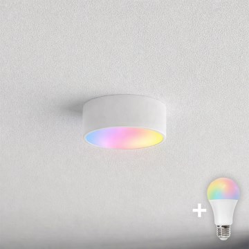 BRILAGI - LED RGBW hämardatav vannitoa laevalgusti CLARE 1xE27/12W/230V 2700-6500K läbimõõt 20 cm IP54 valge