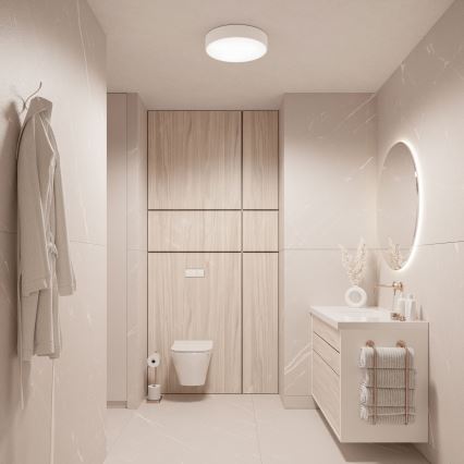 Brilagi - LED RGBW hämardatav vannitoa laelamp CLARE 2xE27/9W/230V 2700-6500K läbimõõt 30 cm IP54 Wi-Fi valge