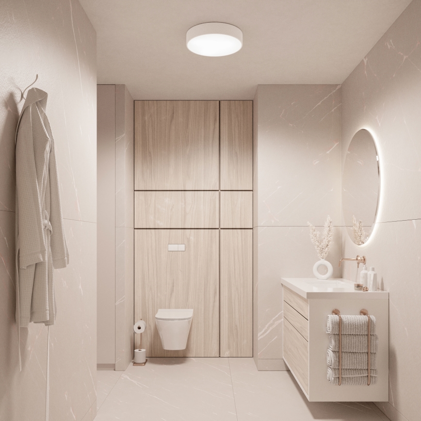 Brilagi - LED RGBW hämardatav vannitoa laelamp CLARE 2xE27/9W/230V 2700-6500K läbimõõt 30 cm IP54 Wi-Fi valge