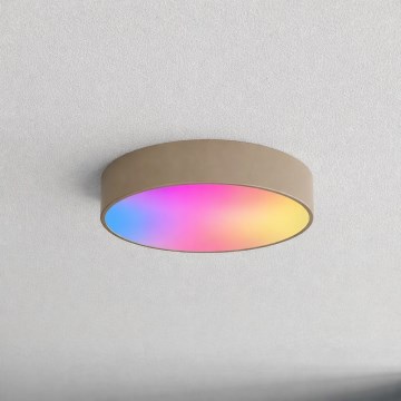 Brilagi - LED RGBW hämardatav vannitoa laevalgusti CLARE 3xE27/9W/230V 2700-6500K läbimõõt 40 cm IP54 Wi-Fi beež