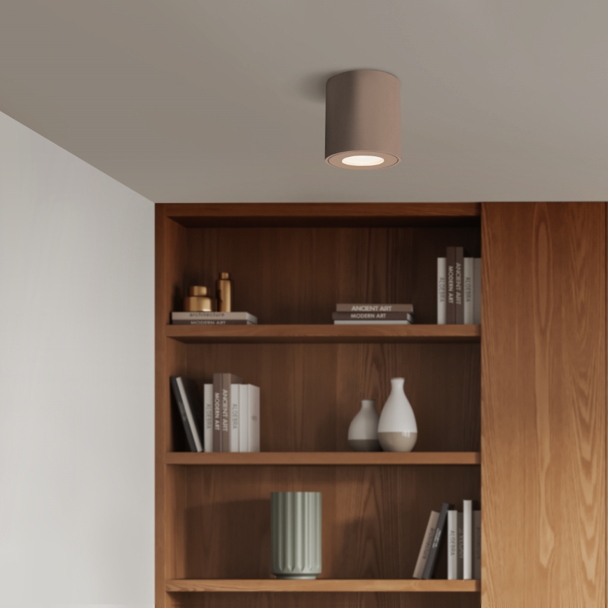 Brilagi - LED RGBW hämardatav vannitoa valgusti MIA 1xGU10/4,8W/230V 3000K 84x80 mm beež IP54 + kaugjuhtimispult