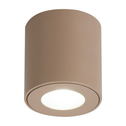Brilagi - LED RGBW hämardatav vannitoa valgusti MIA 1xGU10/4,8W/230V 3000K 84x80 mm beež IP54 + kaugjuhtimispult