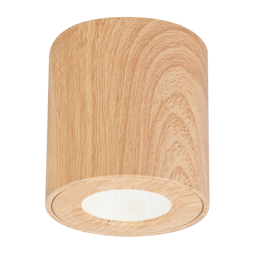 Brilagi - LED RGBW hämardatav vannitoa valgusti MIA 1xGU10/4,8W/230V 3000K 84x80 mm tamme dekor IP44 + kaugjuhtimispult