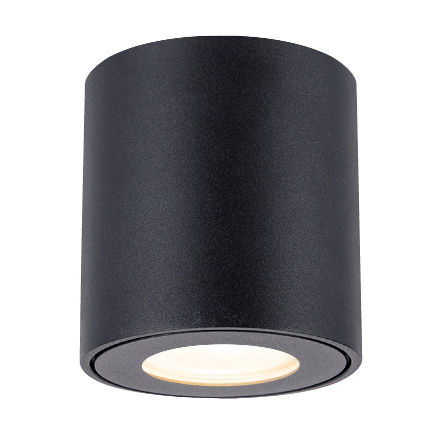 Brilagi - LED RGBW hämardatav vannitoavalgusti MIA 1xGU10/4,8W/230V 3000K 84x80 mm must IP54 + kaugjuhtimispult
