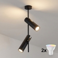 BRILAGI - LED RGBW hämardatav varrega lühter BRANCH 2xGU10/6,5W/230V 2700-6500K must