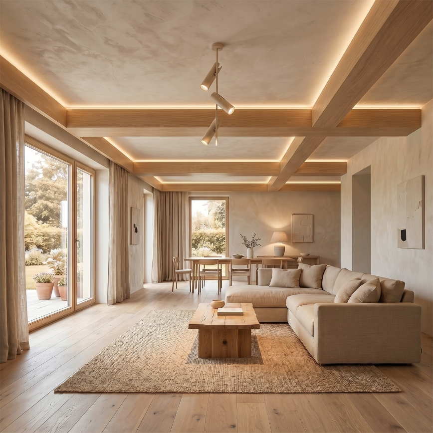 BRILAGI - LED RGBW hämardatav varrega rippvalgusti BRANCH 3xGU10/6,5W/230V 2700-6500K beež