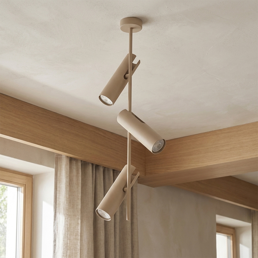 BRILAGI - LED RGBW hämardatav varrega rippvalgusti BRANCH 3xGU10/6,5W/230V 2700-6500K beež