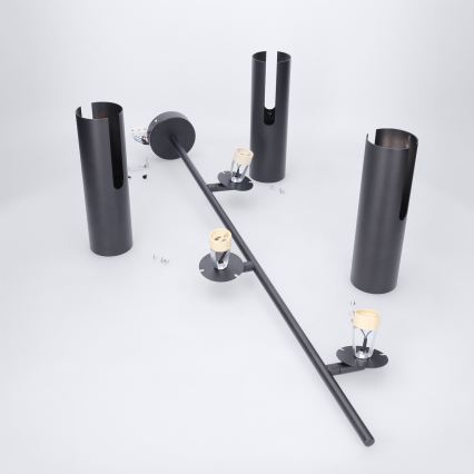 BRILAGI - LED RGBW-hämardatav laelamp varrega BRANCH 3xGU10/6,5W/230V 2700-6500K must
