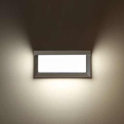 Brilagi - LED RGBW hämardatav välisseinavalgusti BRICKY 1xE27/9W/230V 2700-6500K IP54 hall