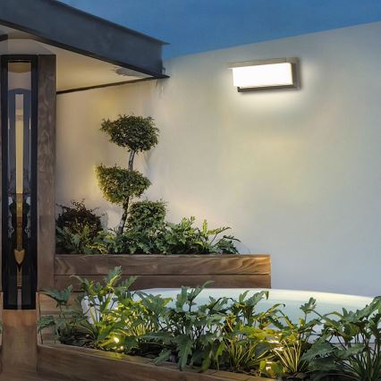 Brilagi - LED RGBW hämardatav välisseinavalgusti BRICKY 1xE27/9W/230V 2700-6500K IP54 hall