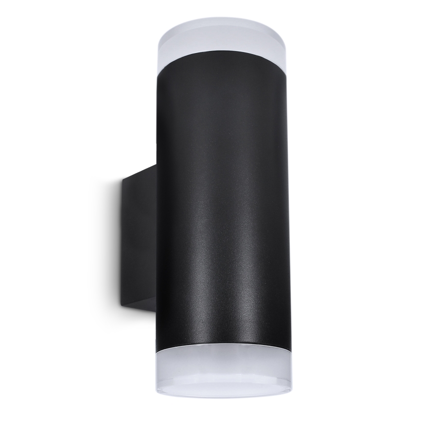 Brilagi - LED RGBW hämardatav välisseinavalgusti MATERA 2xGU10/4,8W/230V 3000K IP54 must + kaugjuhtimispult