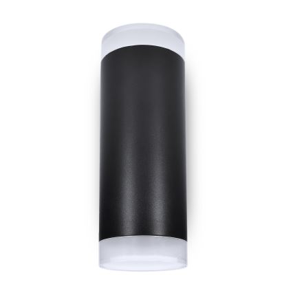 Brilagi - LED RGBW hämardatav välisseinavalgusti MATERA 2xGU10/4,8W/230V 3000K IP54 must + kaugjuhtimispult