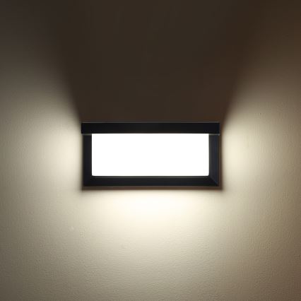 Brilagi - LED RGBW hämardatav välisseinavalgusti BRICKY 1xE27/15W/230V 2700-6500K IP54 must