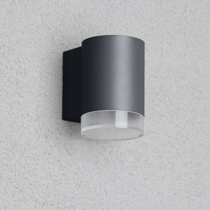 Brilagi - LED RGBW hämardatav välisseinale paigaldatav valgusti MATERA 1xGU10/4,8W/230V 3000K IP54 antratsiit + kaugjuhtimispult