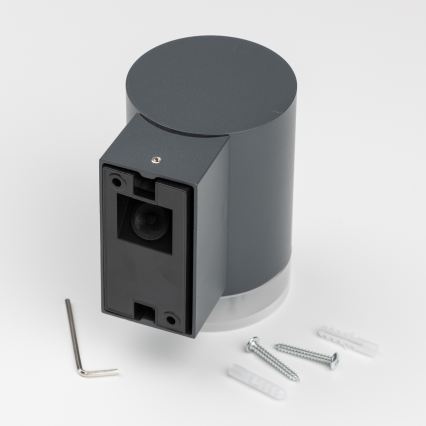 Brilagi - LED RGBW hämardatav välisseinale paigaldatav valgusti MATERA 1xGU10/4,8W/230V 3000K IP54 antratsiit + kaugjuhtimispult