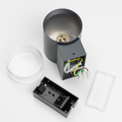 Brilagi - LED RGBW hämardatav välisseinale paigaldatav valgusti MATERA 1xGU10/4,8W/230V 3000K IP54 antratsiit + kaugjuhtimispult