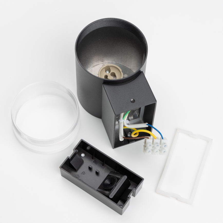 Brilagi - LED RGBW hämardatav välisvalgusti MATERA 1xGU10/4,8W/230V 3000K IP54 must + kaugjuhtimispult