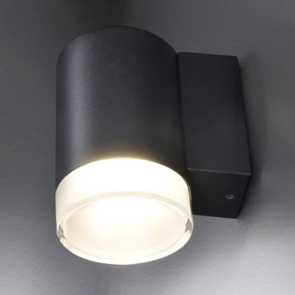 Brilagi - LED RGBW hämardatav välisvalgusti MATERA 1xGU10/4,8W/230V 3000K IP54 must + kaugjuhtimispult