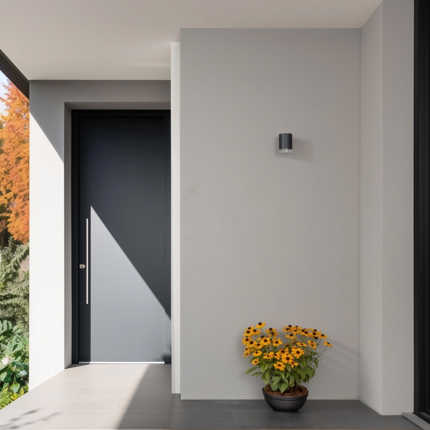 Brilagi - LED RGBW hämardatav välisseinale paigaldatav valgusti MATERA 1xGU10/6W/230V 3000K IP54 antratsiit + kaugjuhtimispult