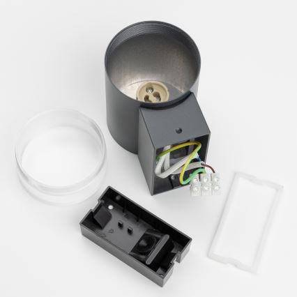 Brilagi - LED RGBW hämardatav välisseinale paigaldatav valgusti MATERA 1xGU10/6W/230V 3000K IP54 antratsiit + kaugjuhtimispult