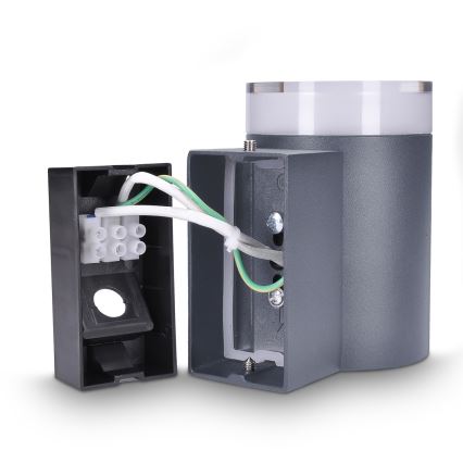 Brilagi - LED RGBW hämardatav välisseinale paigaldatav valgusti MATERA 1xGU10/6W/230V 3000K IP54 antratsiit + kaugjuhtimispult