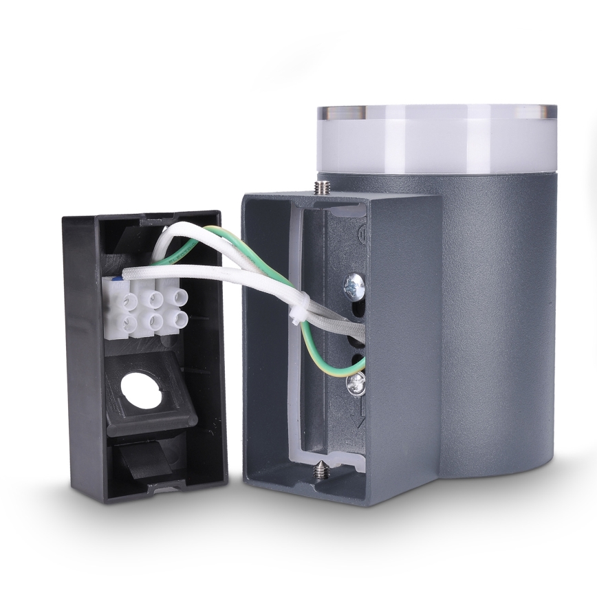 Brilagi - LED RGBW hämardatav välisseinale paigaldatav valgusti MATERA 1xGU10/6W/230V 3000K IP54 antratsiit + kaugjuhtimispult