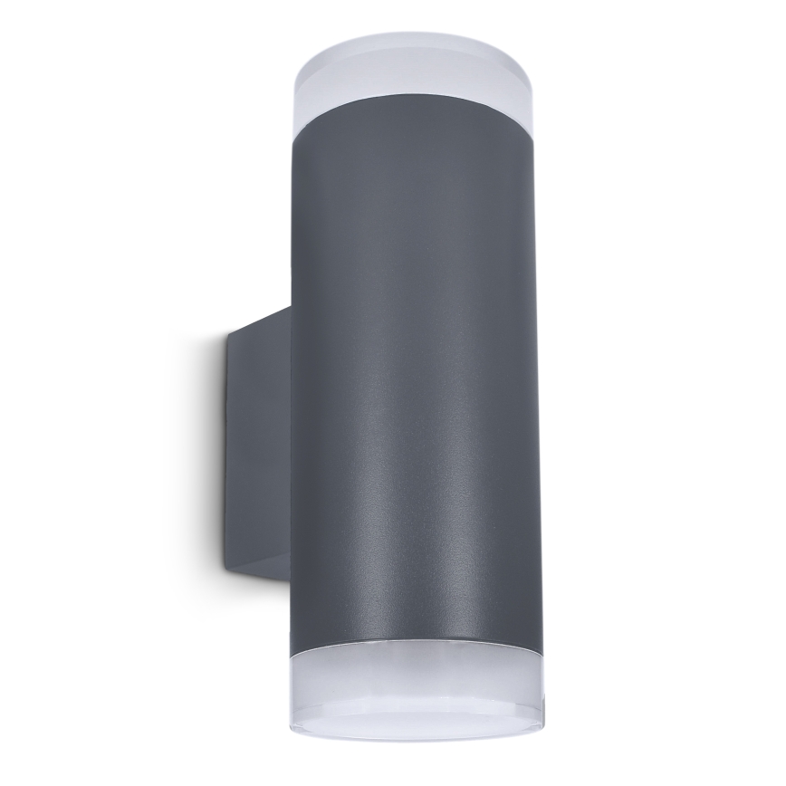 Brilagi - LED RGBW hämardatav välisseinavalgusti MATERA 2xGU10/4,8W/230V 3000K IP54 antratsiit + kaugjuhtimispult