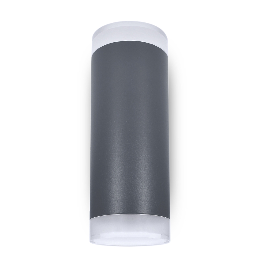 Brilagi - LED RGBW hämardatav välisseinavalgusti MATERA 2xGU10/4,8W/230V 3000K IP54 antratsiit + kaugjuhtimispult
