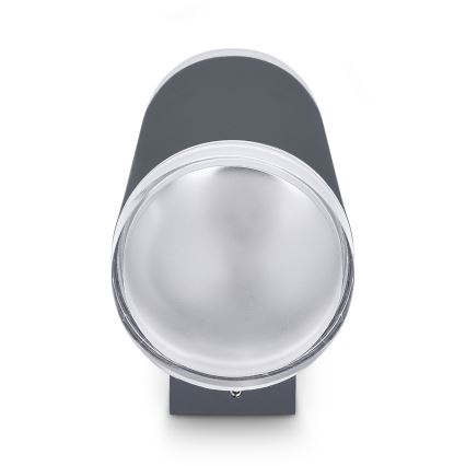 Brilagi - LED RGBW hämardatav välisseinavalgusti MATERA 2xGU10/4,8W/230V 3000K IP54 antratsiit + kaugjuhtimispult