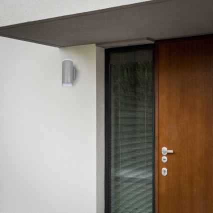 Brilagi - LED RGBW hämardatav välisseinale paigaldatav seinavalgusti MATERA 2xGU10/4,8W/230V 3000K IP54 hall + kaugjuhtimispult