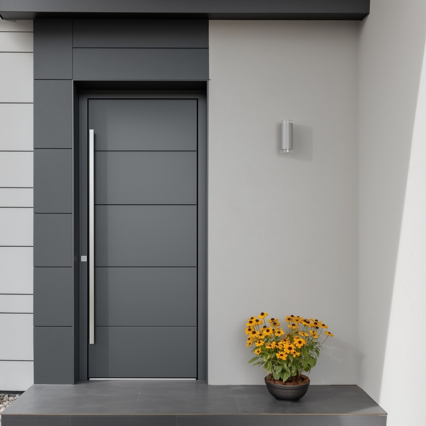 Brilagi - LED RGBW hämardatav välisseinale paigaldatav seinavalgusti MATERA 2xGU10/6W/230V 3000K IP54 hall + kaugjuhtimispult