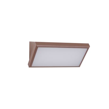 Brilagi - LED RGBW hämardatav välisseinale paigaldatav seinavalgusti TRIANGLE 1xE27/9W/230V 2700-6500K IP65 pruun