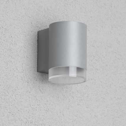 Brilagi - LED RGBW hämardatav välisseinavalgusti MATERA 1xGU10/4,8W/230V 3000K IP54 hall + kaugjuhtimispult