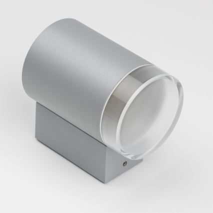 Brilagi - LED RGBW hämardatav välisseinavalgusti MATERA 1xGU10/4,8W/230V 3000K IP54 hall + kaugjuhtimispult
